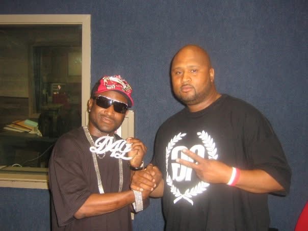 Shawty Lo at V-103 in Atlanta during a visit when he brought “Dey Know” to DJ Greg Street.